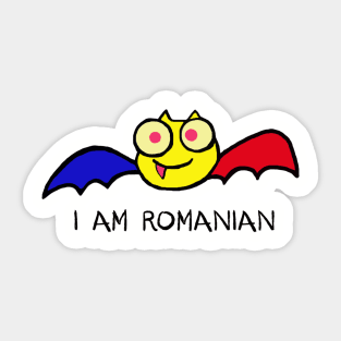 I am Romanian Sticker